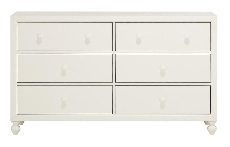 Wellsummer 6 Drawer Dresser in White 1803W-5 image