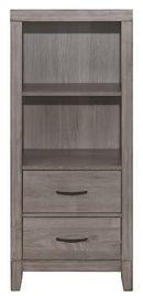 Woodrow Pier/Tower Nightstand in Gray 2042NB-10