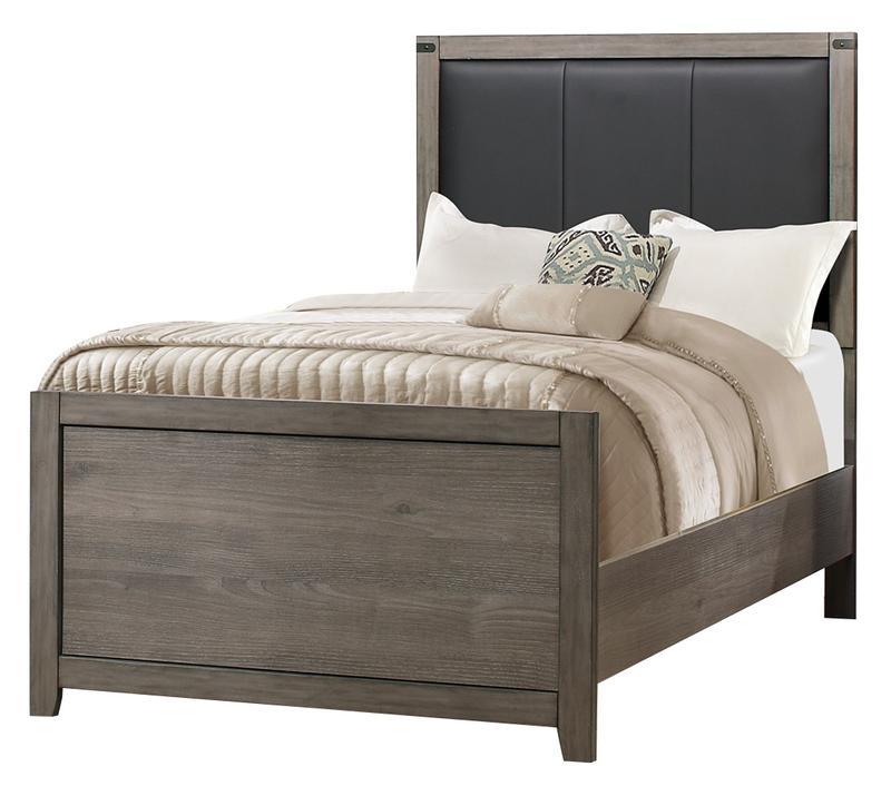 Woodrow Twin Panel Bed in Gray 2042T-1* image