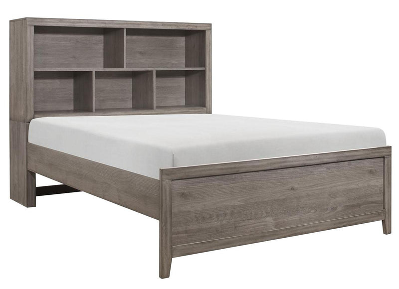 Woodrow Full Platform Bed in Gray 2042NBF-1* image