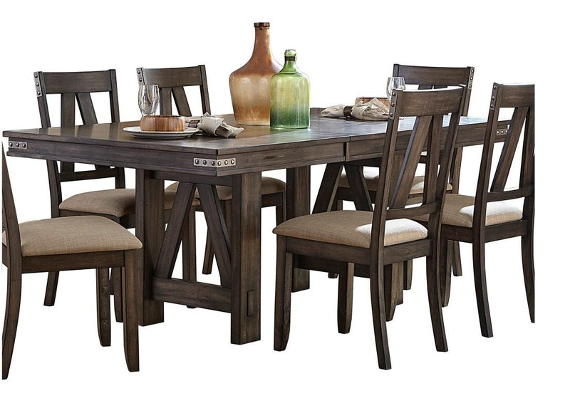 Homelegance Mattawa Dining Table in Brown 5518-78* image