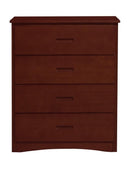 Rowe 4 Drawer Chest in Dark Cherry B2013DC-9