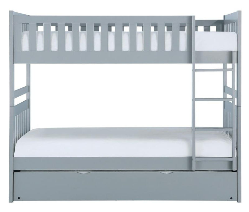 Orion Twin/Twin Bunk Bed with Trundle in Gray B2063-1*R image