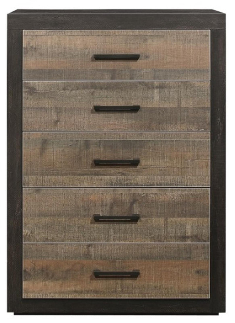 Miter Chest in Rustin Mahogany & Dark Ebony 1762-9 image