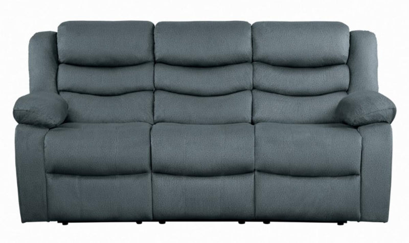 Discus Double Reclining Sofa in Gray 9526GY-3 image