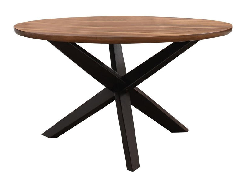 Nelina Round Dining Table in Espresso & Natural 5597-53* image