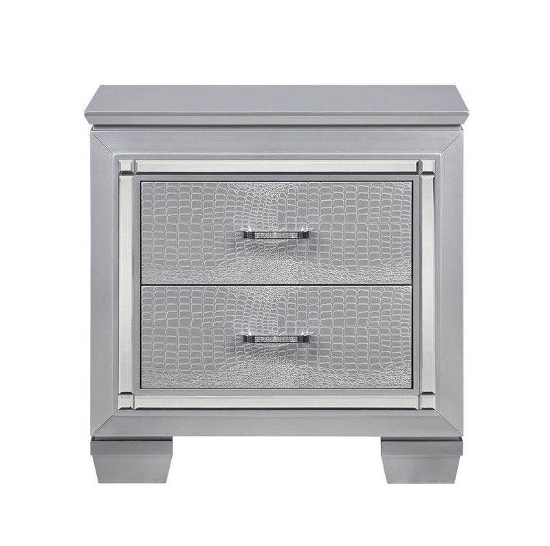 Allura Nightstand in Silver 1916-4 image