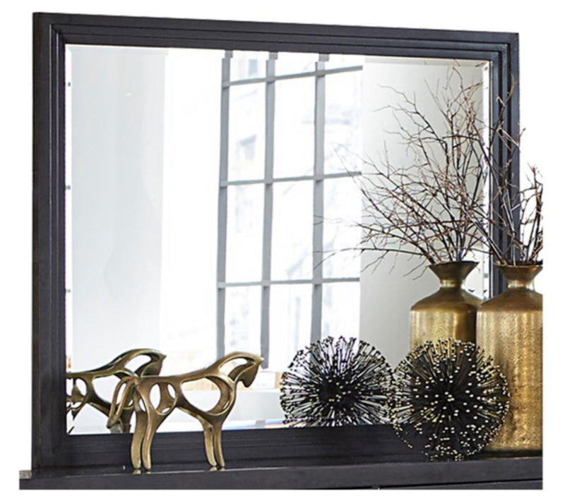 Larchmont Mirror in Charcoal 5424-6 image