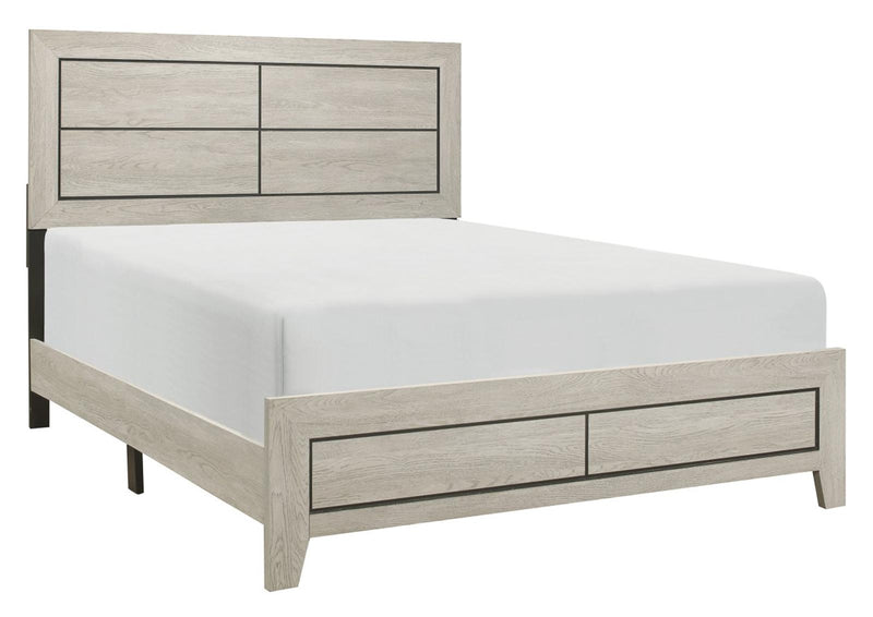 Quinby Full Panel Bed in Light Brown 1525F-1 image