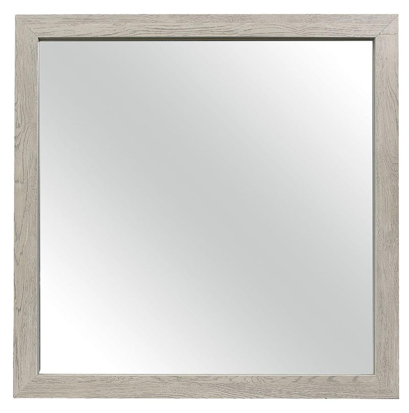 Quinby Mirror in Light Brown 1525-6 image