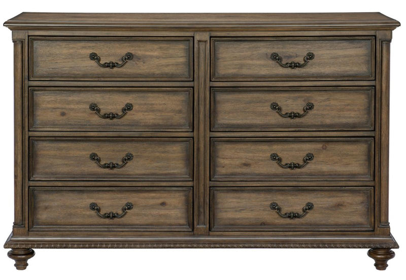 Homelegance Furniture Rachelle 8 Drawer Dresser in Weathered Pecan 1693-5 image