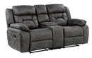 Madrona Hill Double Reclining Loveseat in Gray 9989GY-2