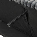 Hinwil Futon Sofa Bed Pink, Beige Grey, & Black