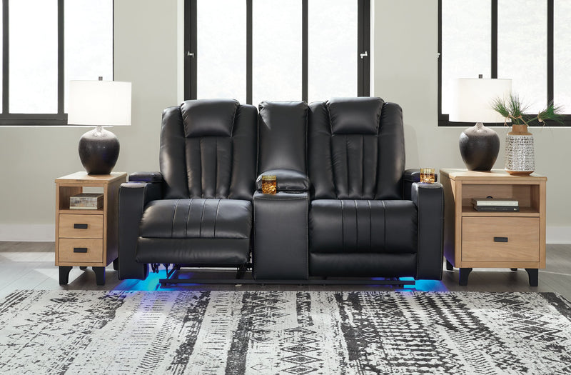 Center Point Reclining Loveseat with Console image