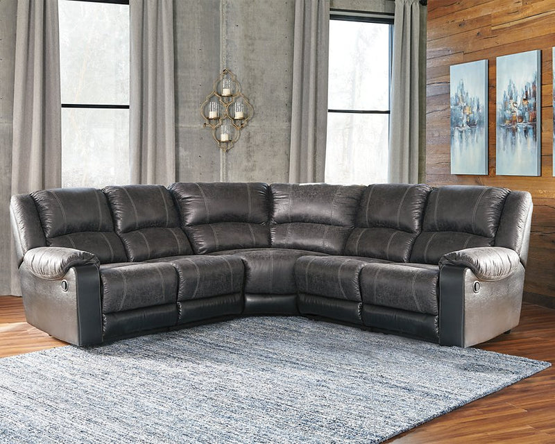 Nantahala 5-Piece Reclining Sectional image