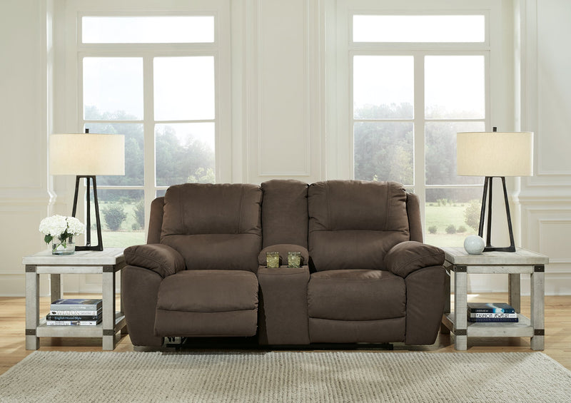 Next-Gen Gaucho Power Reclining Loveseat with Console image