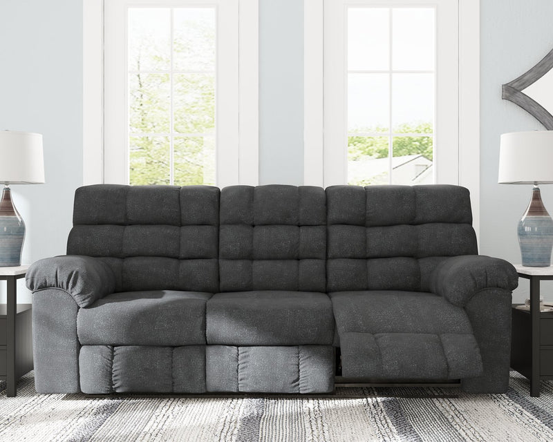 Wilhurst Reclining Sofa with Drop Down Table image