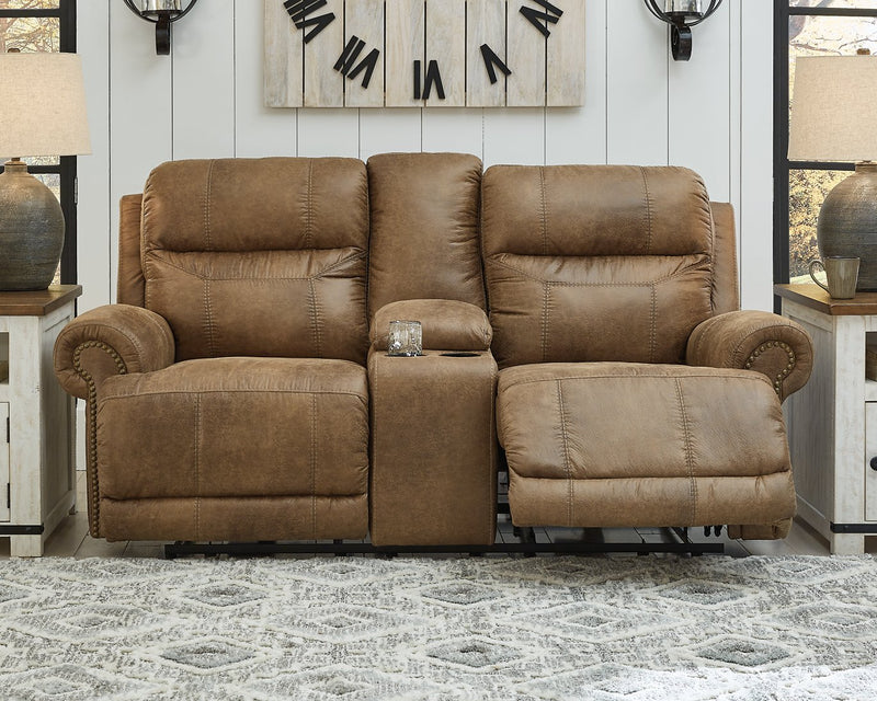 Grearview Power Reclining Loveseat with Console image