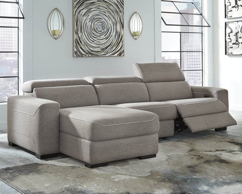 Mabton 3-Piece Power Reclining Sectional image