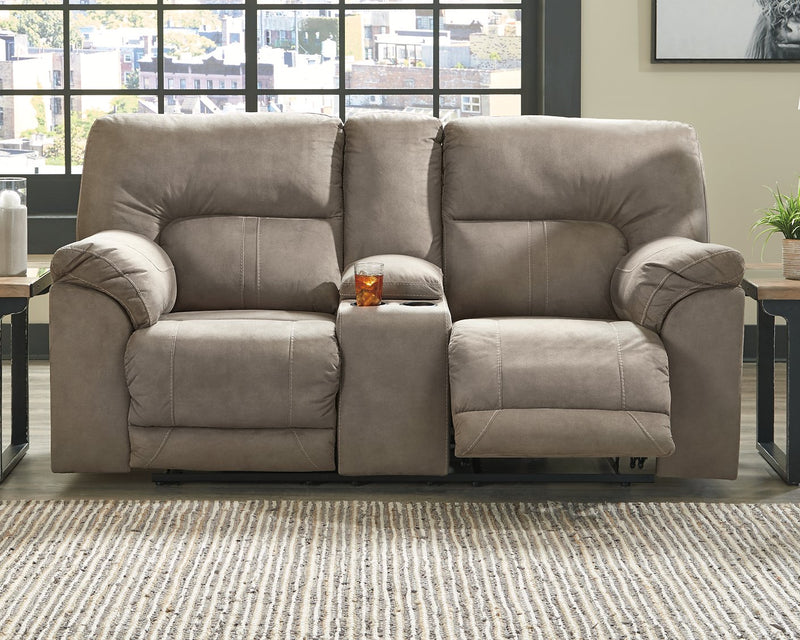 Cavalcade Power Reclining Loveseat with Console image