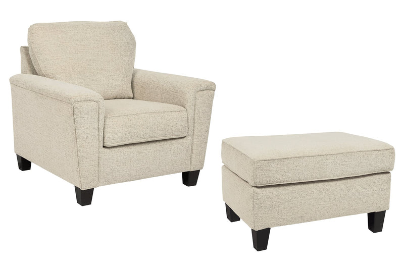 Abinger Chair & Ottoman Set image