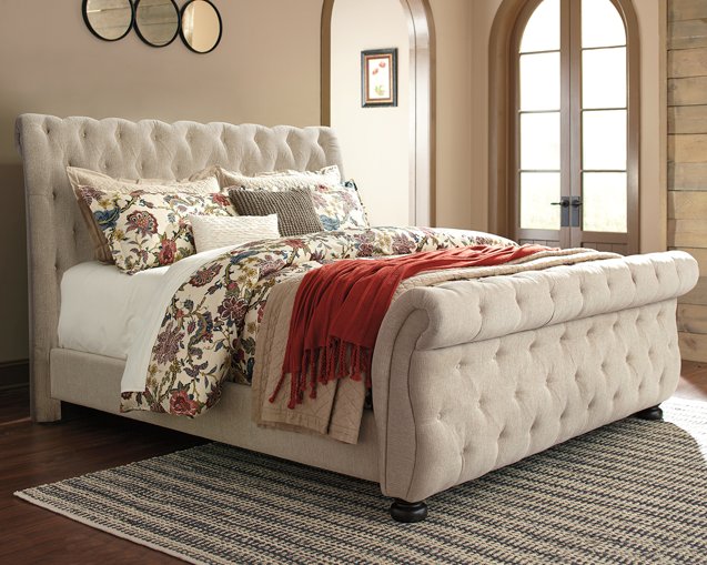 Willenburg Upholstered Sleigh Bed