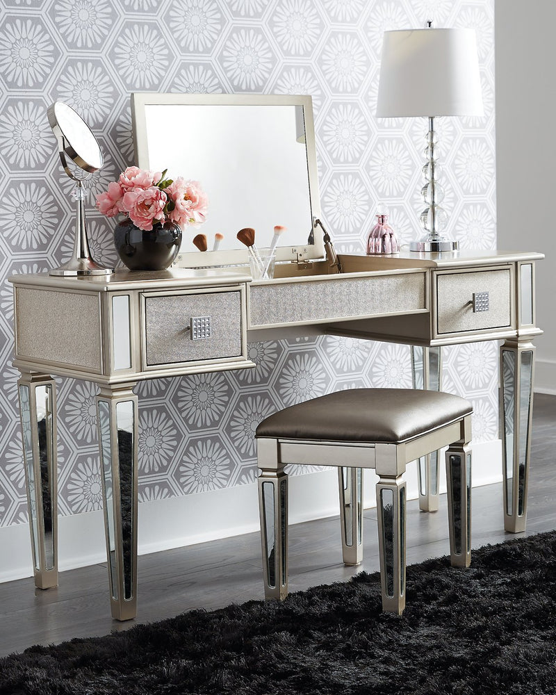 Lonnix Vanity with Stool image