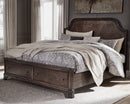 Adinton Panel Bed with 2 Storage Drawers image