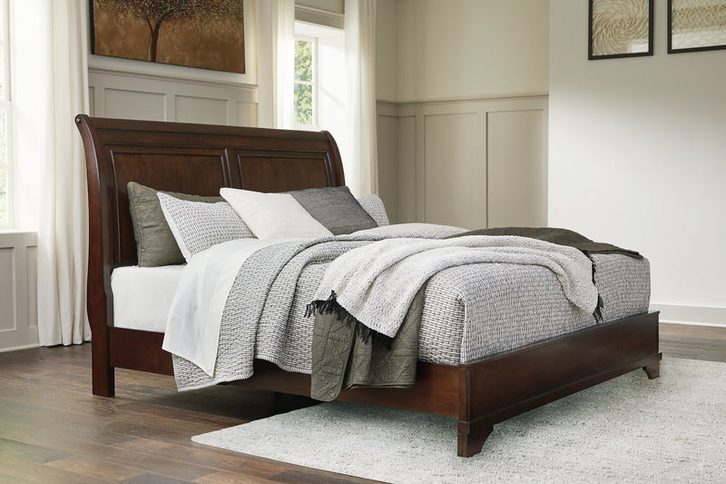 Brookbauer Sleigh Bed