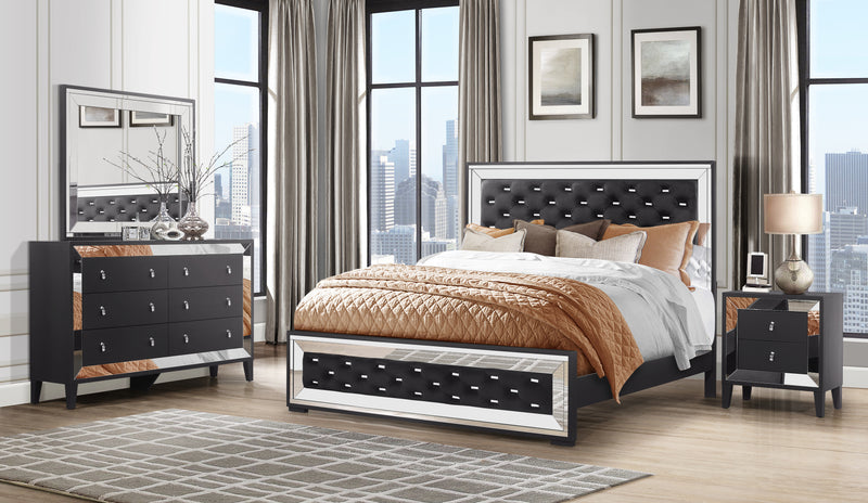 CATANIA KING BED BLACK image