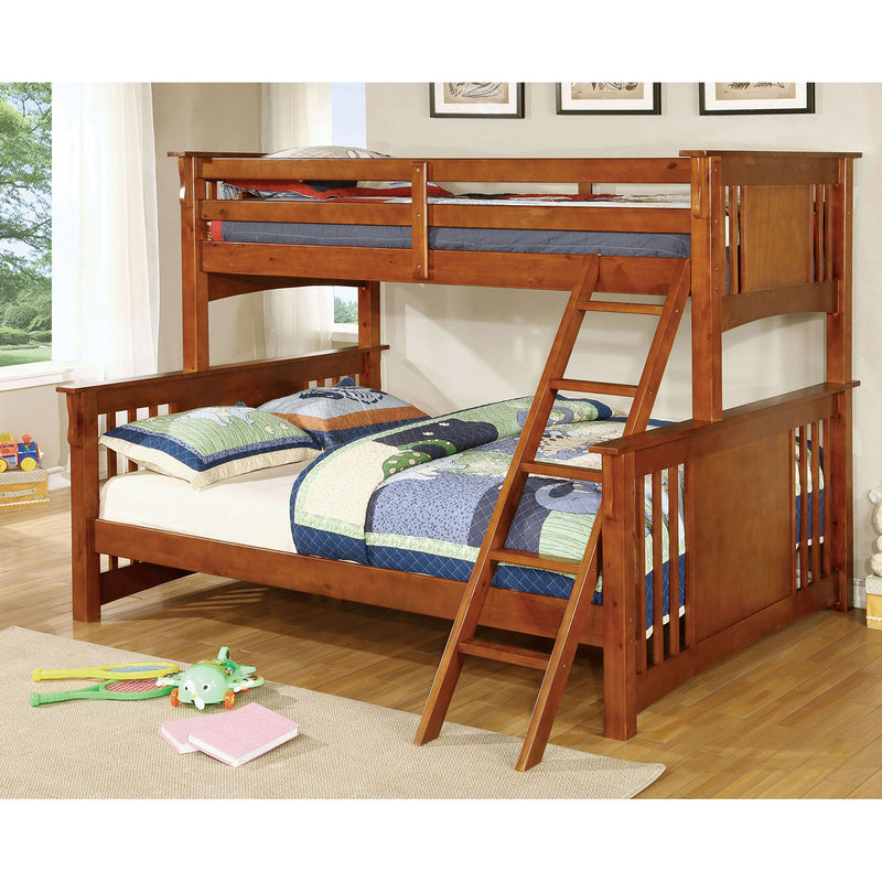 SPRING CREEK Oak Twin XL/Queen Bunk Bed image