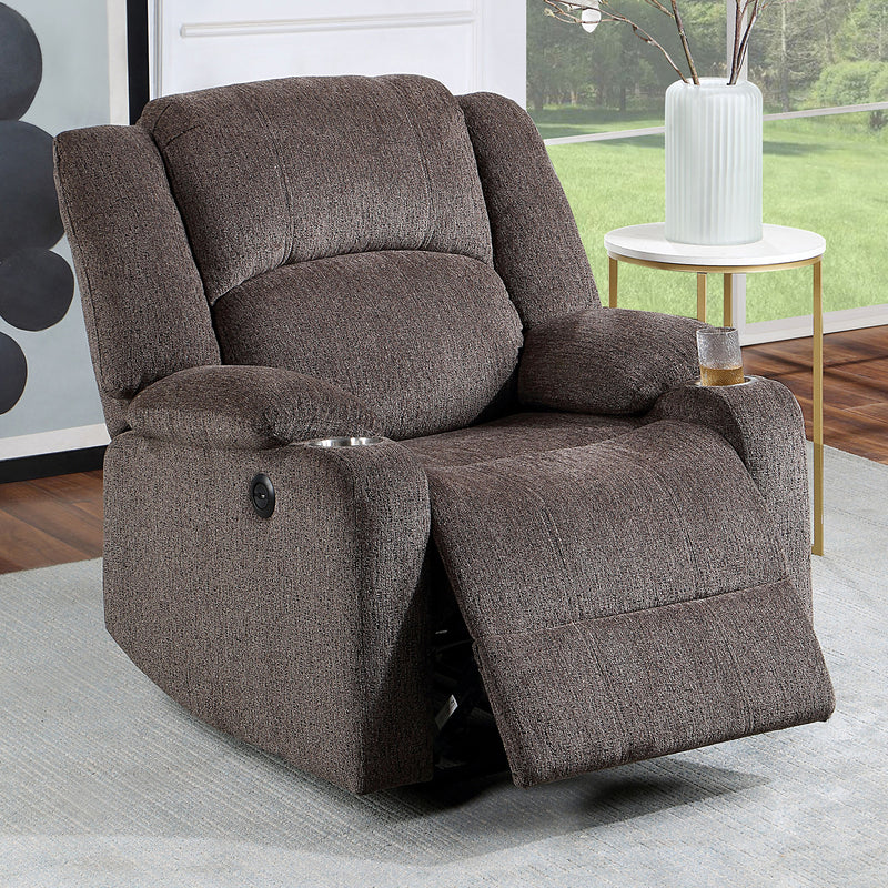 HADRIAN Power Recliner, Brown image