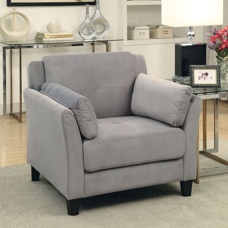 YSABEL Warm Gray Chair, Warm Gray (K/D) image