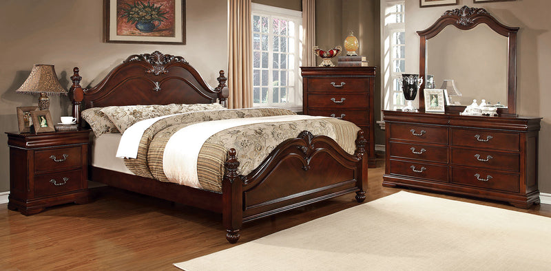 Mandura Cherry 5 Pc. Queen Bedroom Set w/ Chest image