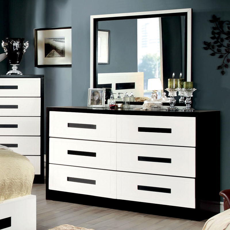 Rutger White/Black Dresser image