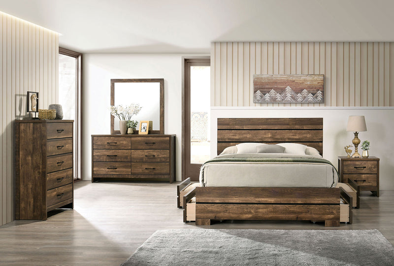 DUCKWORTH E.King Bed, Light Walnut image