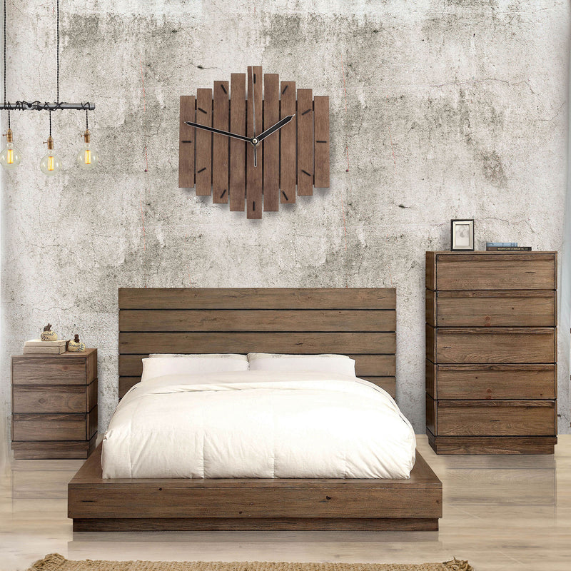 COIMBRA Rustic Natural Tone Queen Bed image