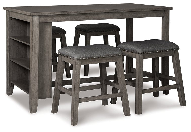 Caitbrook 5-Piece Counter Height Dining Room Set