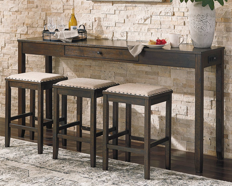 Rokane Counter Height Dining Table and Bar Stools (Set of 4) image