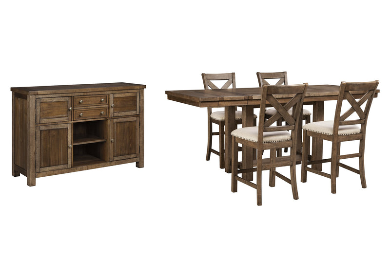 Moriville Counter Height Dining Room Set