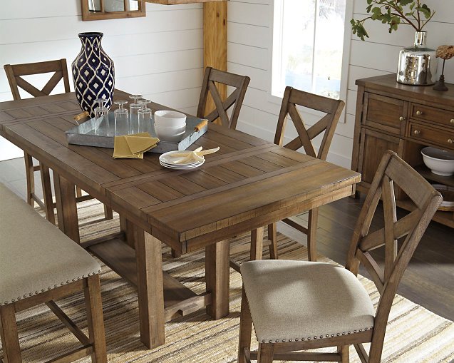 Moriville Counter Height Dining Extension Table image