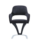 D7012 DINING CHAIR BLACK Set of 2 image