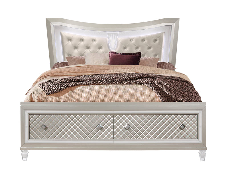 PARIS QUEEN BED CHAMPAGNE image