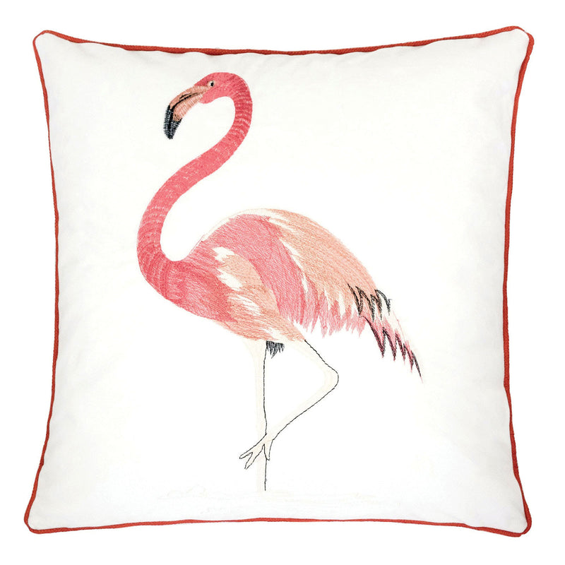 Lina Flamingo 20" X 20" Pillow, Single Flamingo image