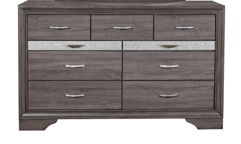 SEVILLE DRESSER W/JEWELRY DR MALAMINE GREY image