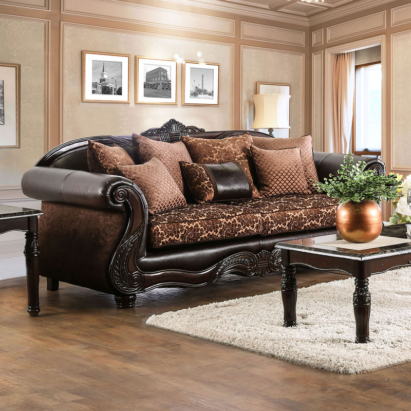 ELPIS Brown/Espresso Sofa image