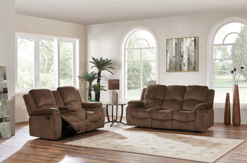 U3118 RECLINING SOFA W/ DROP DOWN TABLE image