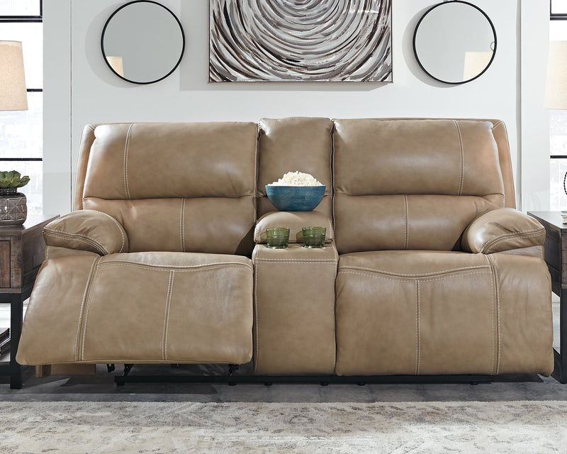 Ricmen Power Reclining Loveseat with Console image