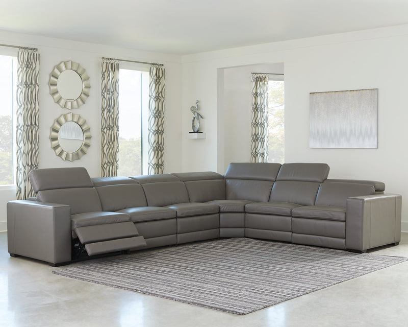 Texline 6-Piece Power Reclining Sectional