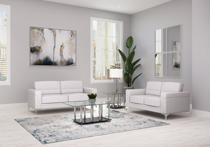 U6109 Light Grey Sofa & Loveseat image